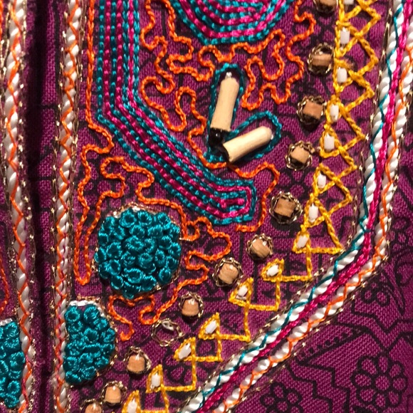 Benzer 36 Beaded Embroidered Kurta Vibrant - Picture 6 of 16
